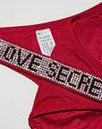 Sexy Rhinestone Low-Waist T-Back G-String