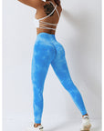 Marble-Effect Scrunch Bum Leggings
