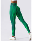 Emerald Aurora Shaping Scrunch Leggings | Amber & Ivy