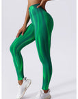 Emerald Aurora Shaping Scrunch Leggings | Amber & Ivy