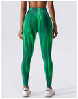 Emerald Aurora Shaping Scrunch Leggings | Amber & Ivy