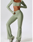 Square Neck Long Sleve Pant Set