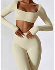 Square Neck Long Sleve Pant Set