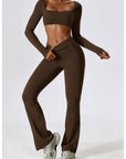 Square Neck Long Sleve Pant Set