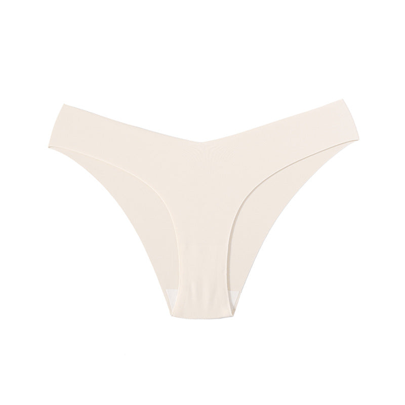 Seamless Low-Waist Ice Silk Thong (4-Pack)