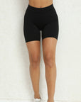 Low V-Back Scrunch Bum Biker Shorts