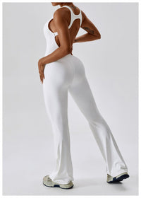 Thumbnail for WHITE BACKLESS JUMPSUIT - Amber & Ivy